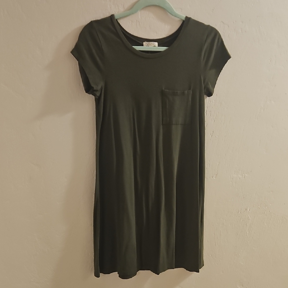 Heart Hips Olive Green Top